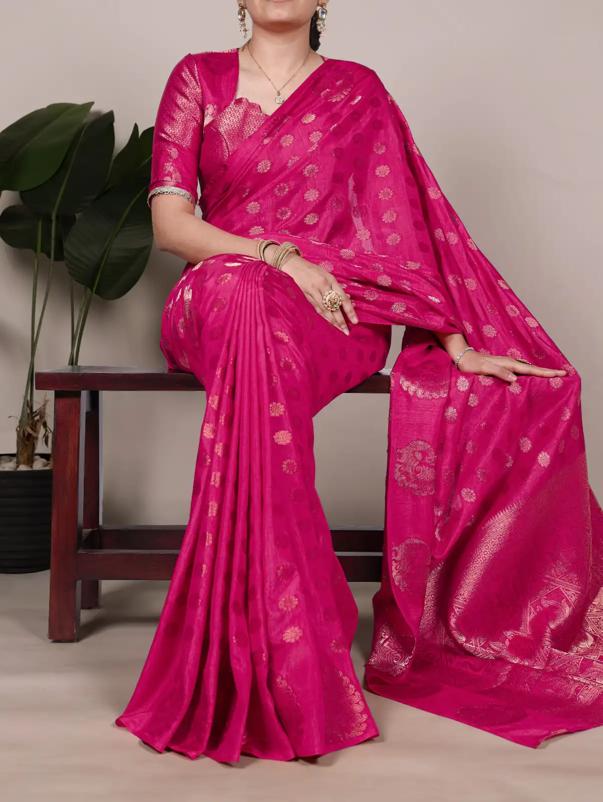 YNF 7904 Pink Color Roop Silk Zari Weaving Work Saree Casual, Wedding, Festive, Events . Expected Delivery  4-6 Working Days @1749/- only                                                                                | Creative Sarees, Embroidered Sarees, Bollywood Sarees, Designer Sarees, Ethnic Saree, Modern Digital sarees, Party Wear Sarees, Sarees
