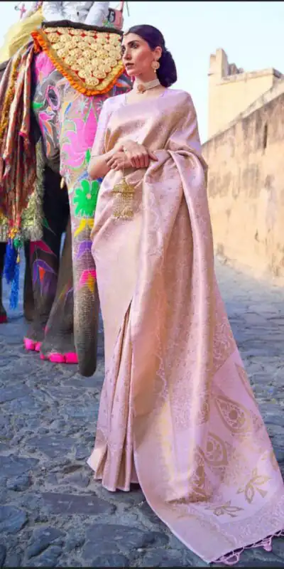 KP 5013 Pink Soft Lichi Silk Jacquard Work With Designer Work Saree Special Price ₹1399. Delivery 4-6 Working Days. Shop now. | Embroidered Sarees, Bollywood Sarees, Creative Sarees, Designer Sarees, Ethnic Saree, Modern Digital sarees, Party Wear Sarees, Sarees