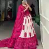LNB 1229 Pink Color Tasar Silk Bandhej Print Lehenga Choli Wedding, Party, Festive, Events Etc. Delivery 4-6 Working Days Rs 2249 | Creative Lehenga, Bollywood Lehenga, Designer Lehenga, Embroidered Lehenga, Lehenga, Party Wear Lehenga