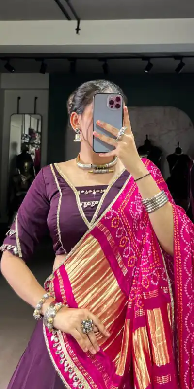 LNB 1657 Purple Color Silk Georgette Original Mirror Lace Touch Up Lehenga Choli Wedding, Party, Festive, Events Etc. Delivery 4-6 Working Days Rs 4299 | Creative Lehenga, Bollywood Lehenga, Designer Lehenga, Embroidered Lehenga, Lehenga, Party Wear Lehenga