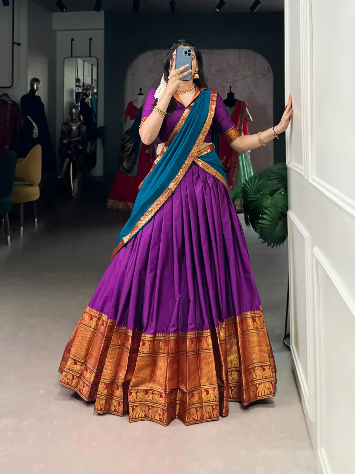 LNB 2040 Purple Color Narayan Pet Zari Weaving Lehenga Choli Choli Festive Party Wedding, Events etc. Delivery 4-6 Working Days @1899/- | Creative Lehenga, Bollywood Lehenga, Designer Lehenga, Embroidered Lehenga, Lehenga, Party Wear Lehenga