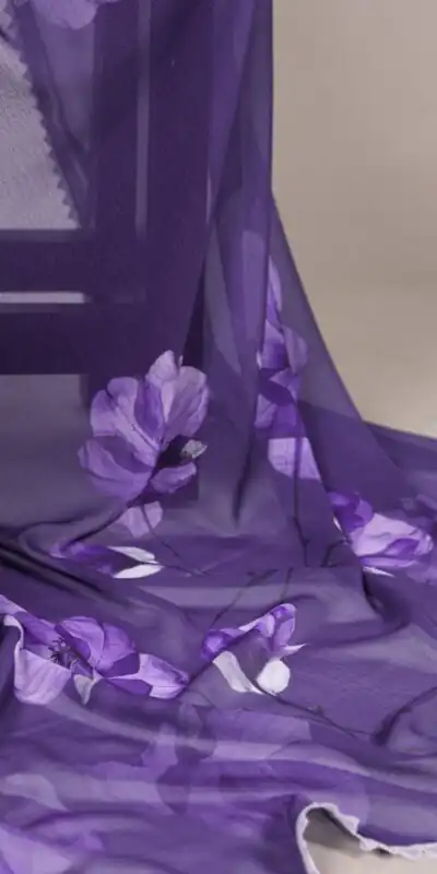 YNF 7038 Purple Color Weightless Marbal Floral Printed Lace Border Saree Casual, Wedding, Festive, Events . Expected Delivery  4-6 Working Days @1549/- only                                                                                | Embroidered Sarees, Bollywood Sarees, Creative Sarees, Designer Sarees, Ethnic Saree, Modern Digital sarees, Party Wear Sarees, Sarees