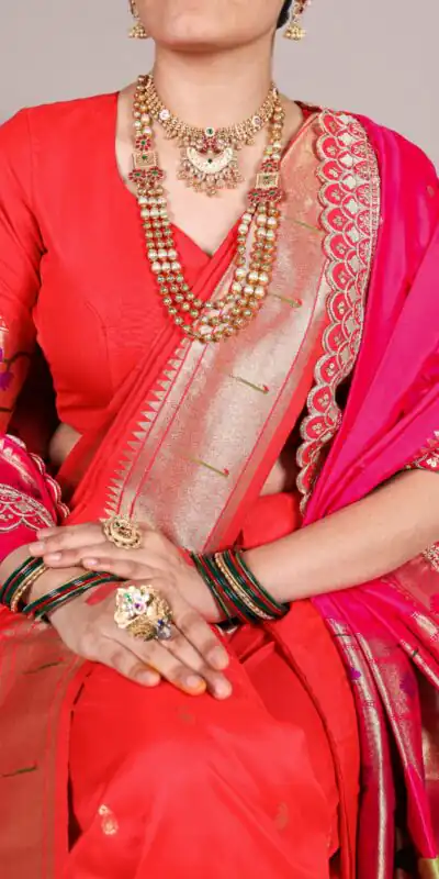 YNF 7407 Red Color Jacquard Silk Paithani Zari Weaving Work Saree Casual, Wedding, Festive, Events . Expected Delivery  4-6 Working Days @3349/- only                                                                                | Creative Sarees, Embroidered Sarees, Bollywood Sarees, Designer Sarees, Ethnic Saree, Modern Digital sarees, Party Wear Sarees, Sarees