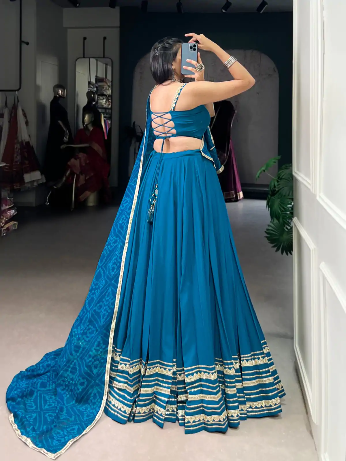 LNB 1670 Teal Color Pure Rayon Lace Touch Up Lehenga Choli Wedding, Party, Festive, Events Etc. Delivery 4-6 Working Days Rs 3399 | Creative Lehenga, Bollywood Lehenga, Designer Lehenga, Embroidered Lehenga, Lehenga, Party Wear Lehenga
