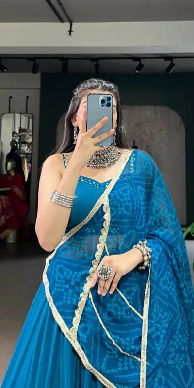 LNB 1670 Teal Color Pure Rayon Lace Touch Up Lehenga Choli Wedding, Party, Festive, Events Etc. Delivery 4-6 Working Days Rs 3399 | Creative Lehenga, Bollywood Lehenga, Designer Lehenga, Embroidered Lehenga, Lehenga, Party Wear Lehenga