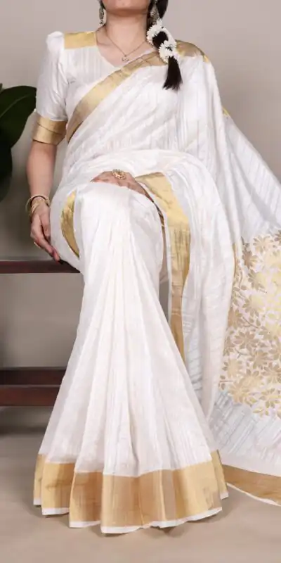 YNF 7903 White Color Raw Silk Zari Weaving Work Saree Casual, Wedding, Festive, Events . Expected Delivery  4-6 Working Days @1699/- only                                                                                | Embroidered Sarees, Bollywood Sarees, Creative Sarees, Designer Sarees, Ethnic Saree, Modern Digital sarees, Party Wear Sarees, Sarees