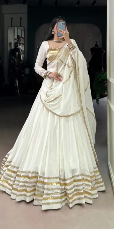 LNB 1605 White Color Pure Rayon Lace Touch Up Lehenga Choli Wedding, Party, Festive, Events Etc. Delivery 4-6 Working Days Rs 3199 | Bollywood Lehenga, Creative Lehenga, Designer Lehenga, Embroidered Lehenga, Lehenga, Party Wear Lehenga