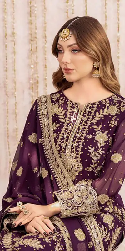LG 1986 Wine Color Georgette Sequence Embroidery Work Salwar Suit Casual, Wedding, Festive, Events . Expected Delivery  4-6 Working Days @2049/- only      | Casual Suits, Jump Suits, Creative suits, Designer Suits, Palazzo Suits, Party Wear Suits, Patiala Suits, Salwar suit, Straight Suits