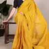 YNF 7105 Yellow Color Gadhawal Chex Arca Work Saree Casual, Wedding, Festive, Events . Expected Delivery  4-6 Working Days @1599/- only                                                                                | Embroidered Sarees, Bollywood Sarees, Creative Sarees, Designer Sarees, Ethnic Saree, Modern Digital sarees, Party Wear Sarees, Sarees