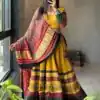 BE 389 Yellow Color Polyester Rayon With Print Lehenga Choli Wedding, Party, Festive, Events Etc. Delivery 4-6 Working Days Rs 1999 | Creative Lehenga, Bollywood Lehenga, Designer Lehenga, Embroidered Lehenga, Lehenga, Party Wear Lehenga