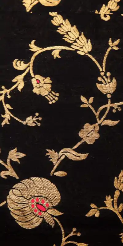 KP 1029 Black Soft Banarsari Silk Saree Perfect for Wedding, Party, Lohri, Eid, Reception – . Available at ₹1549 only. Delivery 4-6 Working | Creative Sarees, Embroidered Sarees, Bollywood Sarees, Designer Sarees, Ethnic Saree, Modern Digital sarees, Party Wear Sarees, Sarees