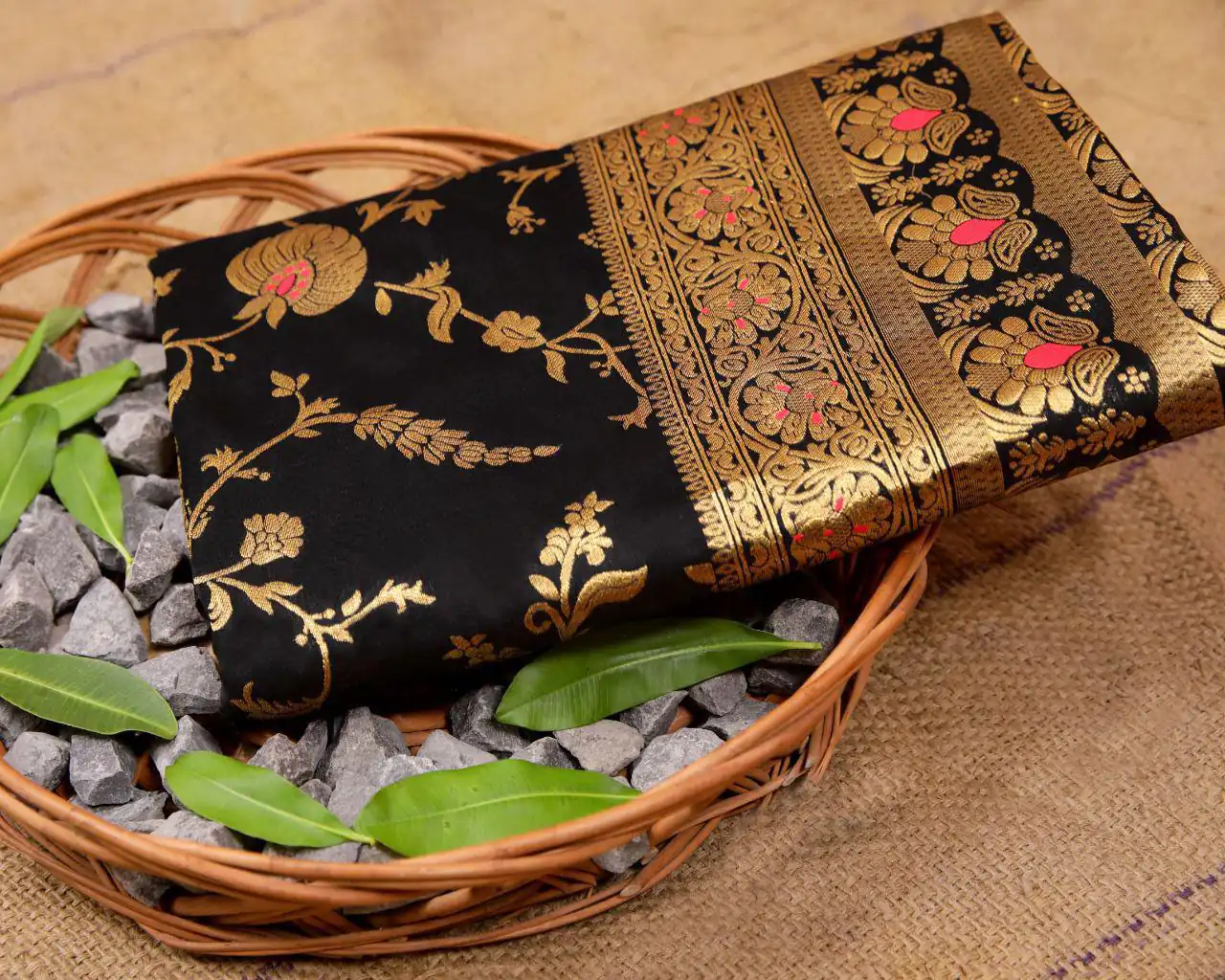 KP 1029 Black Soft Banarsari Silk Saree Perfect for Wedding, Party, Lohri, Eid, Reception – . Available at ₹1549 only. Delivery 4-6 Working | Creative Sarees, Embroidered Sarees, Bollywood Sarees, Designer Sarees, Ethnic Saree, Modern Digital sarees, Party Wear Sarees, Sarees