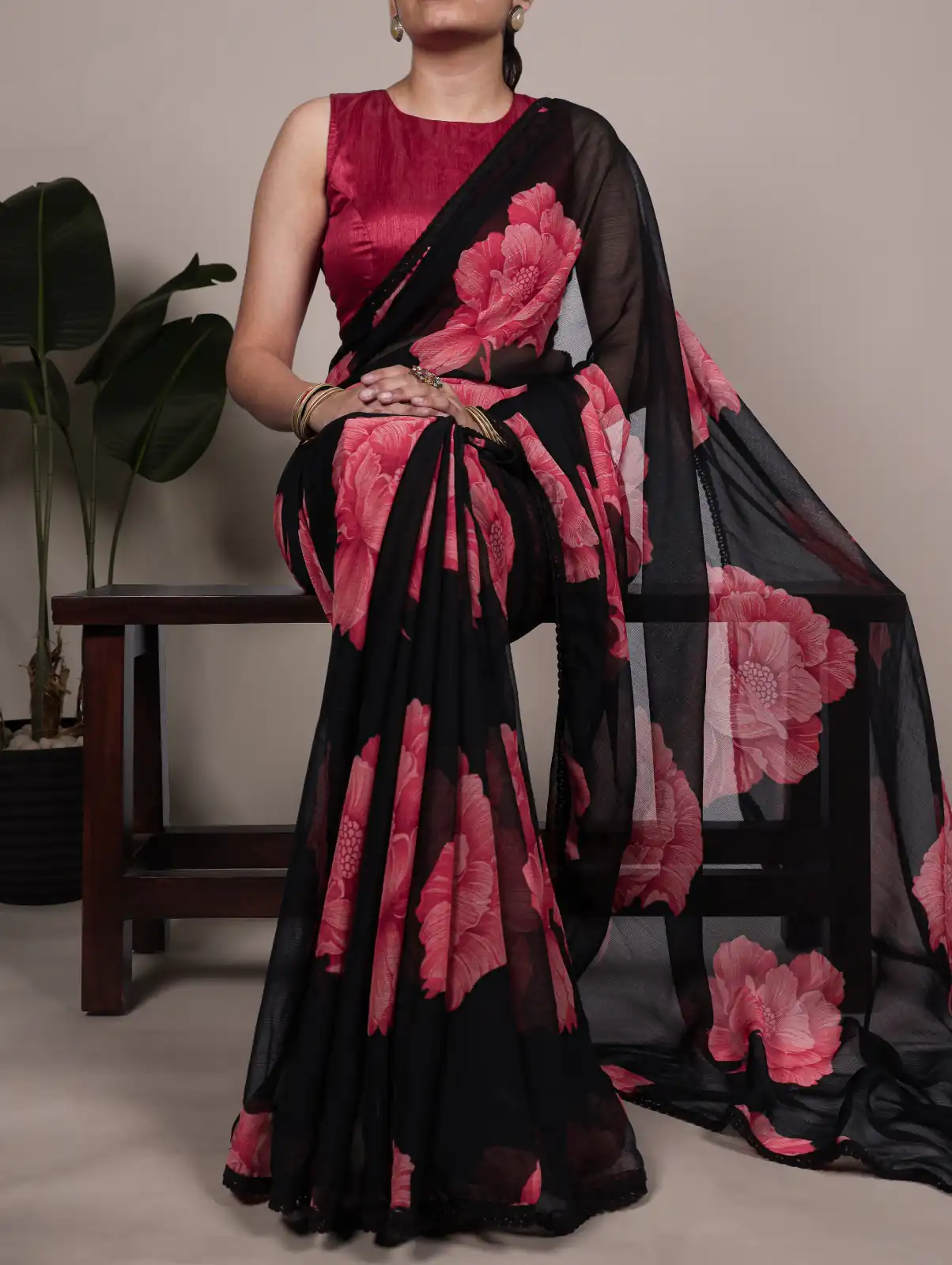 YNF 7033 Black Color Chiffon Lace Work & Lace Border Saree . Available at ₹1499 only. Delivery 4-6 Working Days. Shop now. | Embroidered Sarees, Bollywood Sarees, Creative Sarees, Designer Sarees, Ethnic Saree, Modern Digital sarees, Party Wear Sarees, Sarees