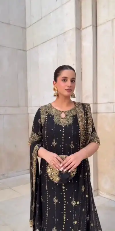 RTC 5923 Black Color Faux Georgette With Sequence Lace Work Salwar Suit Get it for ₹2049. Delivery 4-6 Working Days. Shop now. | Casual Suits, Jump Suits, Tops & Bottoms, Track Suits, Trendy Wear, Creative suits, Designer Suits, Palazzo Suits, Party Wear Suits, Patiala Suits, Salwar suit, Straight Suits