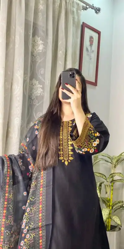 BE 397 Black Roman Silk with Embroidery Work Salwar Suit .Wedding, Party, Festive, Events, Best Price ₹1999. Delivery 4-6 Working Days. Shop now. | Casual Suits, Jump Suits, Tops & Bottoms, Track Suits, Trendy Wear, Creative suits, Designer Suits, Palazzo Suits, Party Wear Suits, Patiala Suits, Salwar suit, Straight Suits