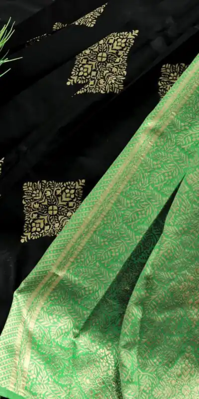 KP 1066 Black Soft Lichi Silk with Lace Border & Lace Work Saree . Special Price ₹1299. Delivery 4-6 Working Days. Shop now. | Creative Sarees, Embroidered Sarees, Bollywood Sarees, Designer Sarees, Ethnic Saree, Modern Digital sarees, Party Wear Sarees, Sarees