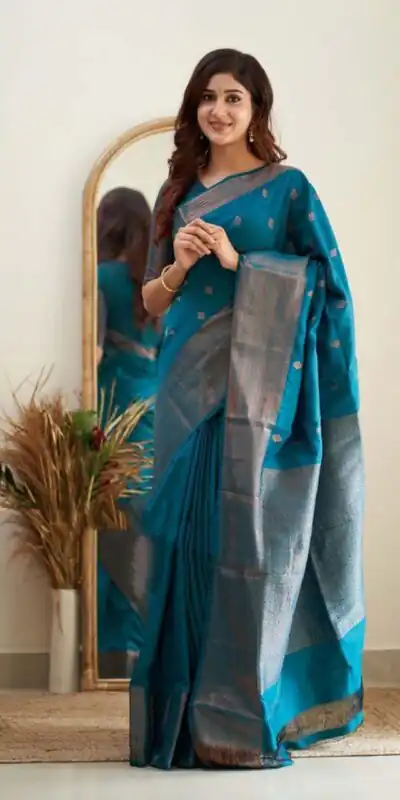 KP 5088 Blue Soft Lichi Silk Cloth Saree With Lace Border & Lace Work. Best Price ₹1349. Delivery 4-6 Working Days. Shop now. | Embroidered Sarees, Bollywood Sarees, Creative Sarees, Designer Sarees, Ethnic Saree, Modern Digital sarees, Party Wear Sarees, Sarees