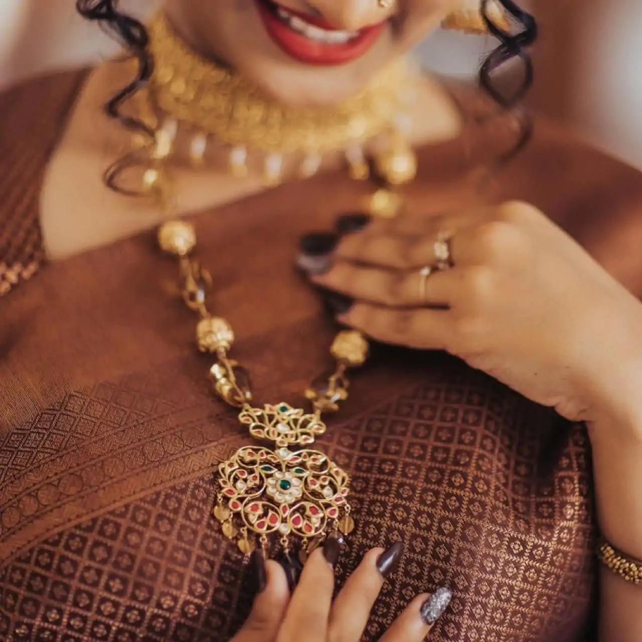 111 KP 4052 Brown Soft Lichi Silk with Lace Work & Lace Border Saree . Available at ₹1399 only. Delivery 4-6 Working Days. Shop now. | Embroidered Sarees, Bollywood Sarees, Creative Sarees, Designer Sarees, Ethnic Saree, Modern Digital sarees, Party Wear Sarees, Sarees