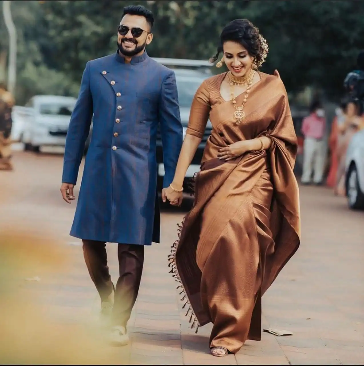 111 KP 4052 Brown Soft Lichi Silk with Lace Work & Lace Border Saree . Available at ₹1399 only. Delivery 4-6 Working Days. Shop now. | Embroidered Sarees, Bollywood Sarees, Creative Sarees, Designer Sarees, Ethnic Saree, Modern Digital sarees, Party Wear Sarees, Sarees