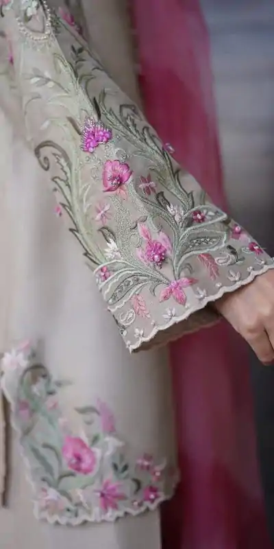 BE 347 Chiku French Crape with Embroidery Work & Lace Work Salwar Suit . Exclusive Offer ₹1849. Delivery 4-6 Working Days. Shop now. | Casual Suits, Jump Suits, Creative suits, Designer Suits, Palazzo Suits, Party Wear Suits, Patiala Suits, Salwar suit, Straight Suits