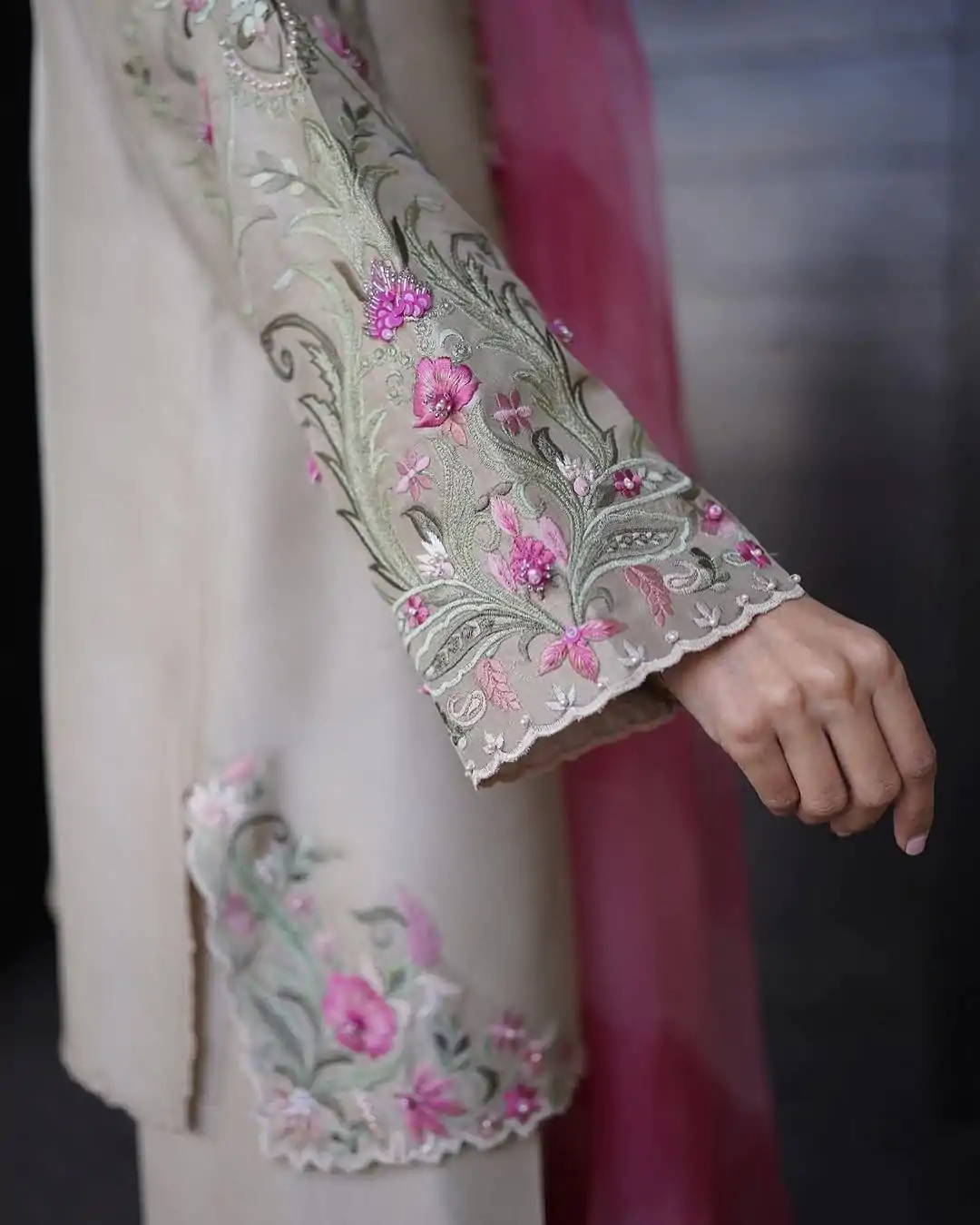 BE 347 Chiku French Crape with Embroidery Work & Lace Work Salwar Suit . Exclusive Offer ₹1849. Delivery 4-6 Working Days. Shop now. | Casual Suits, Jump Suits, Creative suits, Designer Suits, Palazzo Suits, Party Wear Suits, Patiala Suits, Salwar suit, Straight Suits