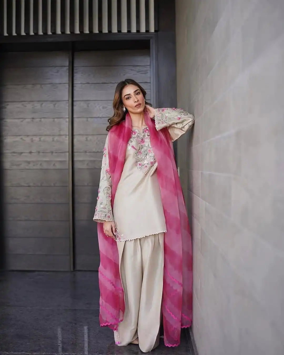 BE 347 Chiku French Crape with Embroidery Work & Lace Work Salwar Suit . Exclusive Offer ₹1849. Delivery 4-6 Working Days. Shop now. | Casual Suits, Jump Suits, Creative suits, Designer Suits, Palazzo Suits, Party Wear Suits, Patiala Suits, Salwar suit, Straight Suits
