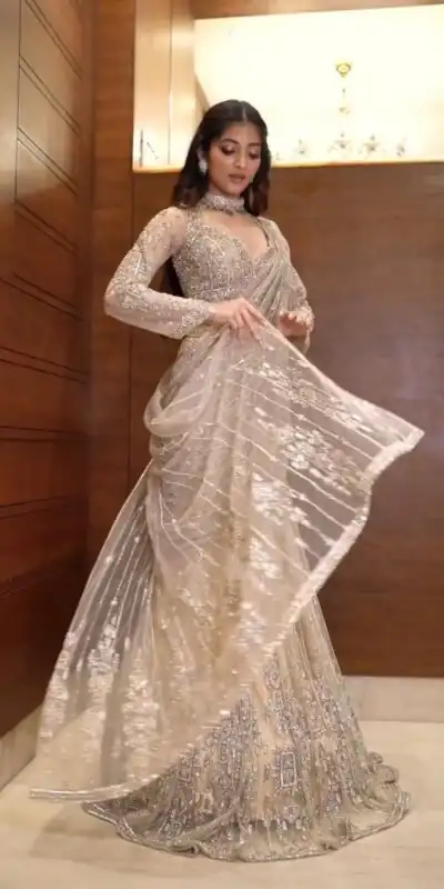 LG 1956 Cream Butterfly Net Saree Perfect for Wedding, Party, Festival Celebrations, Holi, Baisakhi . Special Price ₹2499. Delivery 4-6 Working Days | Embroidered Sarees, Bollywood Sarees, Creative Sarees, Designer Sarees, Ethnic Saree, Modern Digital sarees, Party Wear Sarees, Sarees