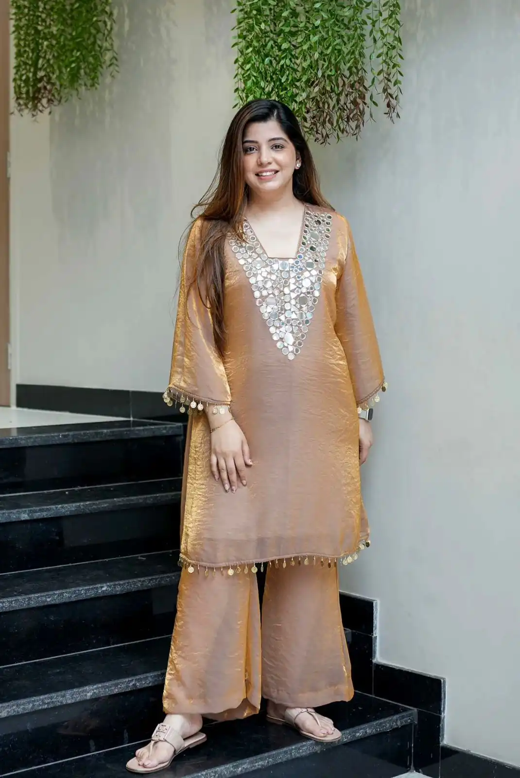 LG 1999 Gold Fendy With Mirror Work & Embroidery Work Salwar Suit able Price ₹1799 Afford. Delivery 4-6 Working Days. Shop now. | Casual Suits, Jump Suits, Tops & Bottoms, Track Suits, Trendy Wear, Creative suits, Designer Suits, Palazzo Suits, Party Wear Suits, Patiala Suits, Salwar suit, Straight Suits