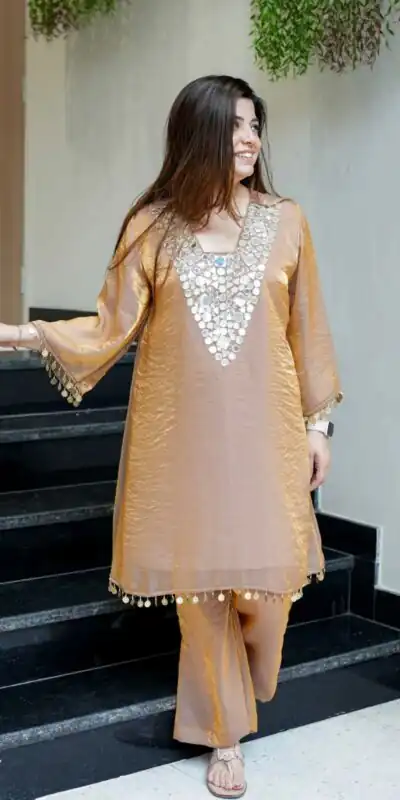 LG 1999 Gold Fendy With Mirror Work & Embroidery Work Salwar Suit able Price ₹1799 Afford. Delivery 4-6 Working Days. Shop now. | Casual Suits, Jump Suits, Tops & Bottoms, Track Suits, Trendy Wear, Creative suits, Designer Suits, Palazzo Suits, Party Wear Suits, Patiala Suits, Salwar suit, Straight Suits