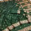 MB 171 Green Banarasi Silk Saree Perfect for Wedding, Party, Holi, Pongal, Pooja –. Festive Deal ₹1849. Delivery 4-6 Working Days. Shop now. | Creative Sarees, Embroidered Sarees, Bollywood Sarees, Designer Sarees, Ethnic Saree, Modern Digital sarees, Party Wear Sarees, Sarees