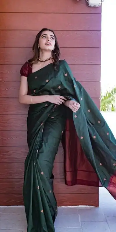 KP 5000 Green Soft Lichi Silk Saree with Designer Work. Wedding, Party, Festive, Events, Now at just ₹1249. Delivery 4-6 Working Days. Shop now. | Embroidered Sarees, Bollywood Sarees, Creative Sarees, Designer Sarees, Ethnic Saree, Modern Digital sarees, Party Wear Sarees, Sarees