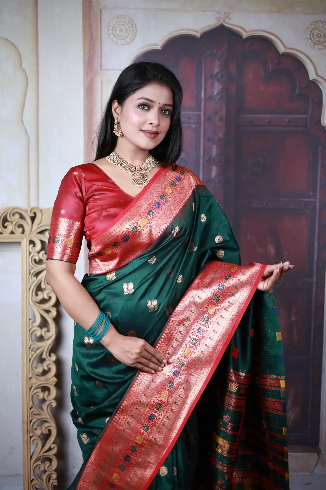 MB 18 Green Paithani Ajanta Lotus Saree Perfect for Wedding, Party, Lohri, Durga Puja, Eid – . Get it for ₹2449. Delivery 4-6 Working Days. Shop now. | Creative Sarees, Embroidered Sarees, Bollywood Sarees, Designer Sarees, Ethnic Saree, Modern Digital sarees, Party Wear Sarees, Sarees