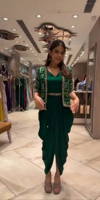 LG 2011 Green Printed Chinon Dhoti Suit Perfect for Wedding, Party, Family Gatherings, Lohri, Durga Puja . Get it for ₹1799. Delivery 4-6 Working Days | Casual Suits, Jump Suits, Creative suits, Designer Suits, Palazzo Suits, Party Wear Suits, Patiala Suits, Salwar suit, Straight Suits