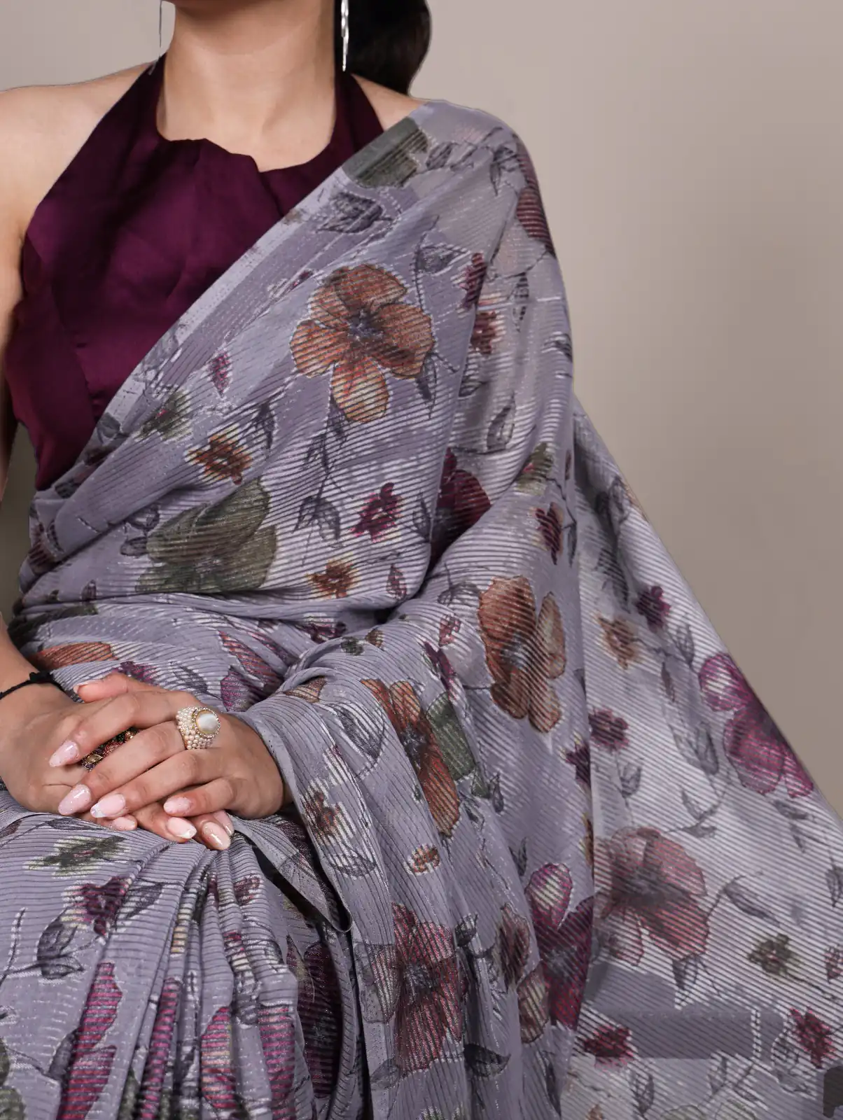 YNF 7051 Grey in Lurex Brasso Designer Work Saree . Wedding, Party, Festive, Events, Special Price ₹1799. Delivery 4-6 Working Days. Shop now. | Creative Sarees, Embroidered Sarees, Bollywood Sarees, Designer Sarees, Ethnic Saree, Modern Digital sarees, Party Wear Sarees, Sarees