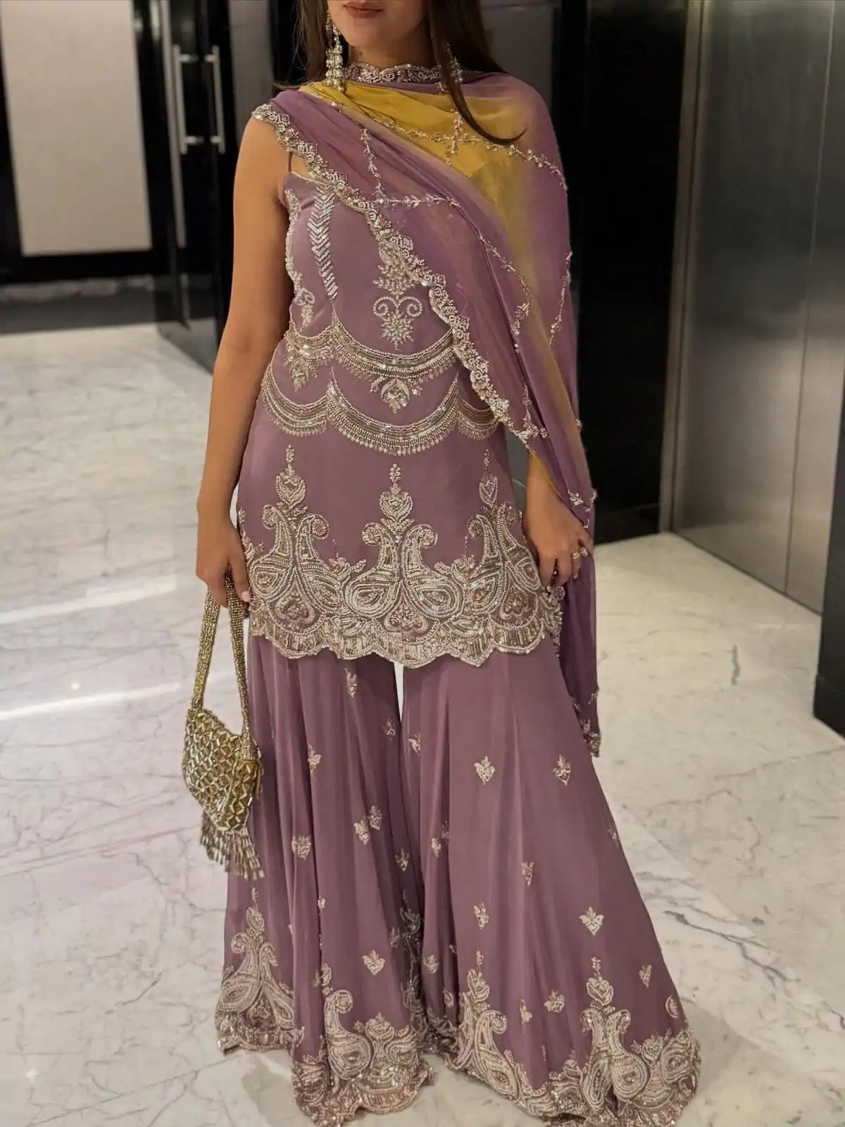 SR 1684 Lavender Faux Georgette with Embroidery Work & Digital Print Salwar Suit . Get it for ₹2149. Delivery 4-6 Working Days. Shop now. | Casual Suits, Jump Suits, Creative suits, Designer Suits, Palazzo Suits, Party Wear Suits, Patiala Suits, Salwar suit, Straight Suits