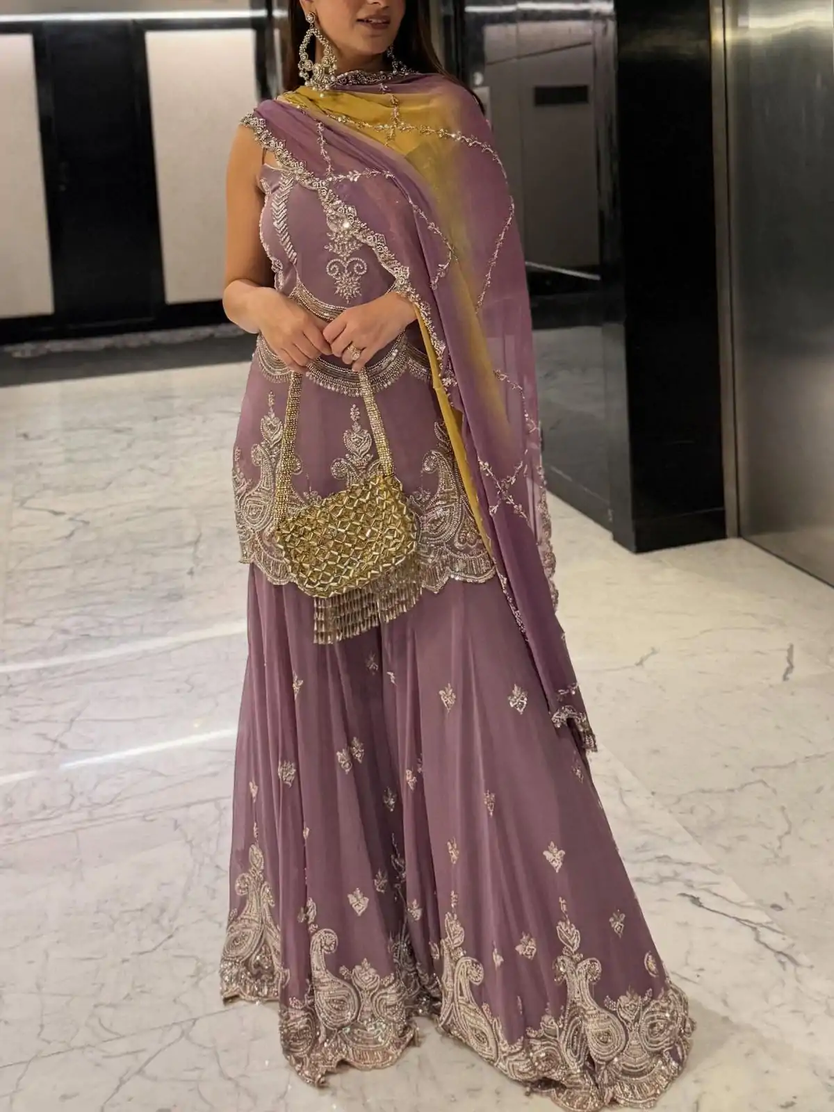 SR 1684 Lavender Faux Georgette with Embroidery Work & Digital Print Salwar Suit . Get it for ₹2149. Delivery 4-6 Working Days. Shop now. | Casual Suits, Jump Suits, Creative suits, Designer Suits, Palazzo Suits, Party Wear Suits, Patiala Suits, Salwar suit, Straight Suits