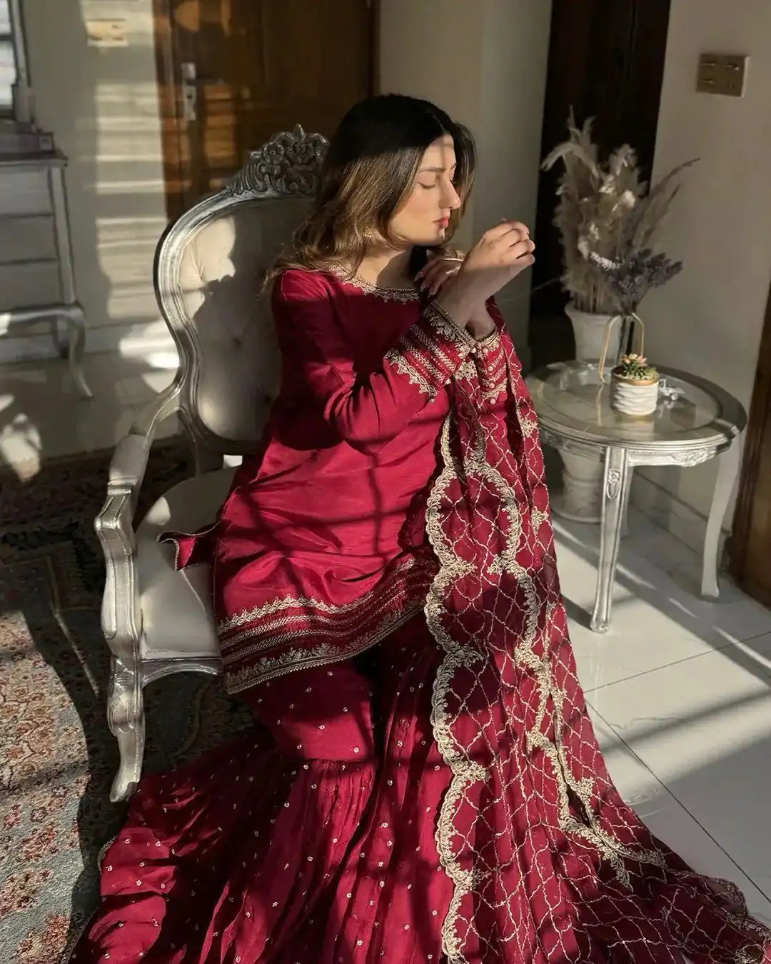 SRK 5261 Maroon Faux Georgette with Embroidery Work Salwar Suit . Wedding, Party, Festive, Events, Best Price ₹1949. Delivery 4-6 Working Days. Shop now. | Casual Suits, Jump Suits, Creative suits, Designer Suits, Palazzo Suits, Party Wear Suits, Patiala Suits, Salwar suit, Straight Suits