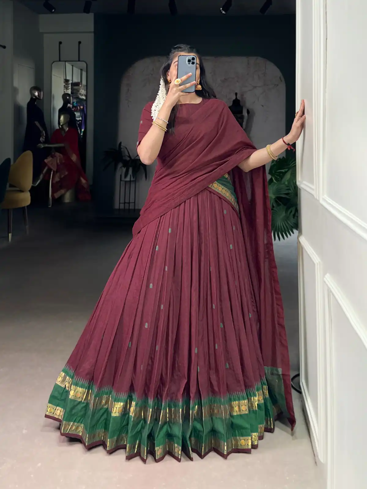 LNB 1904 Maroon Pure Chanderi with Zari Work Lehenga Choli . Affordable Price ₹1999. Delivery 4-6 Working Days. Shop now. | Bollywood Lehenga, Creative Lehenga, Designer Lehenga, Embroidered Lehenga, Lehenga, Party Wear Lehenga