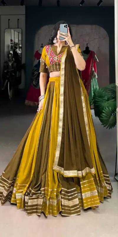 LNB 1613 Mehendi Pure Rayon Sequins Work & Mirror Work Lehenga Choli in . Festive Deal ₹2799. Delivery 4-6 Working Days. Shop now. | Creative Lehenga, Bollywood Lehenga, Designer Lehenga, Embroidered Lehenga, Lehenga, Party Wear Lehenga