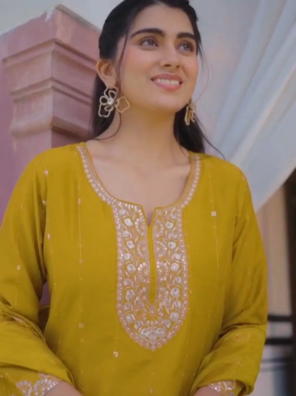 DC 106 Mustard Havy Pure Chinon Salwar Suit Perfect for Wedding, Party, Haldi, Onam, Baisakhi – . Festive Deal ₹1799. Delivery 4-6 Working Days. | Casual Suits, Jump Suits, Tops & Bottoms, Track Suits, Trendy Wear, Creative suits, Designer Suits, Palazzo Suits, Party Wear Suits, Patiala Suits, Salwar suit, Straight Suits