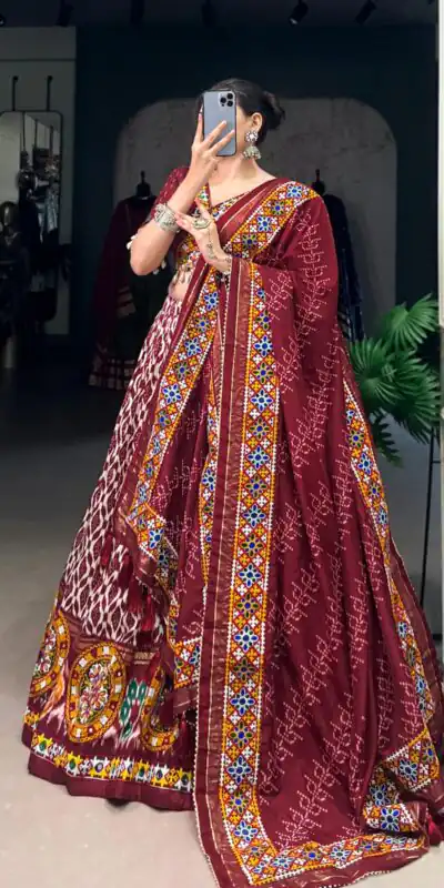 LNB 1743 Mustard Tussar Silk Gamthi Work & Mirror Work Lehenga Choli in . Available at ₹3099 only. Delivery 4-6 Working Days. Shop now. | Creative Lehenga, Bollywood Lehenga, Designer Lehenga, Embroidered Lehenga, Lehenga, Party Wear Lehenga