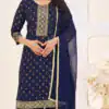 INLI Muskaan Navy Blue in Rayon Lace Work & Embroidery Work Salwar Suit. Festive Deal ₹1949. Delivery 4-6 Working Days. Shop now. | Casual Suits, Jump Suits, Creative suits, Designer Suits, Palazzo Suits, Party Wear Suits, Patiala Suits, Salwar suit, Straight Suits
