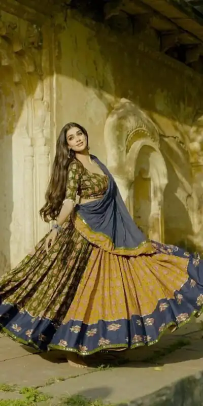 LG 648 Navy Blue Color Rayon Printed Mirror Work Lehenga Choli in Introductory Price ₹1999. Delivery 4-6 Working Days. Shop now. | Creative Lehenga, Bollywood Lehenga, Designer Lehenga, Embroidered Lehenga, Lehenga, Party Wear Lehenga