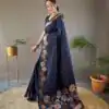 KP 6003 Navy Blue Soft Lichi Silk Cloth Lace Work & Lace Border Saree in Best Price ₹1399. Delivery 4-6 Working Days. Shop now. | Embroidered Sarees, Bollywood Sarees, Creative Sarees, Designer Sarees, Ethnic Saree, Modern Digital sarees, Party Wear Sarees, Sarees