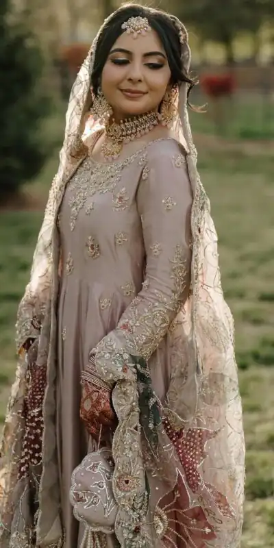 LG 1981 Peach Chinon With Embroidery Work & Lace Work Gown Wedding, Party, Festive, Events, Available at ₹2499 only. Delivery 4-6 Working Days. Shop now. | Bollywood Gowns, Creative Gowns, Designer Gowns, Embroidered Gowns, Gowns, Party Wear Gowns