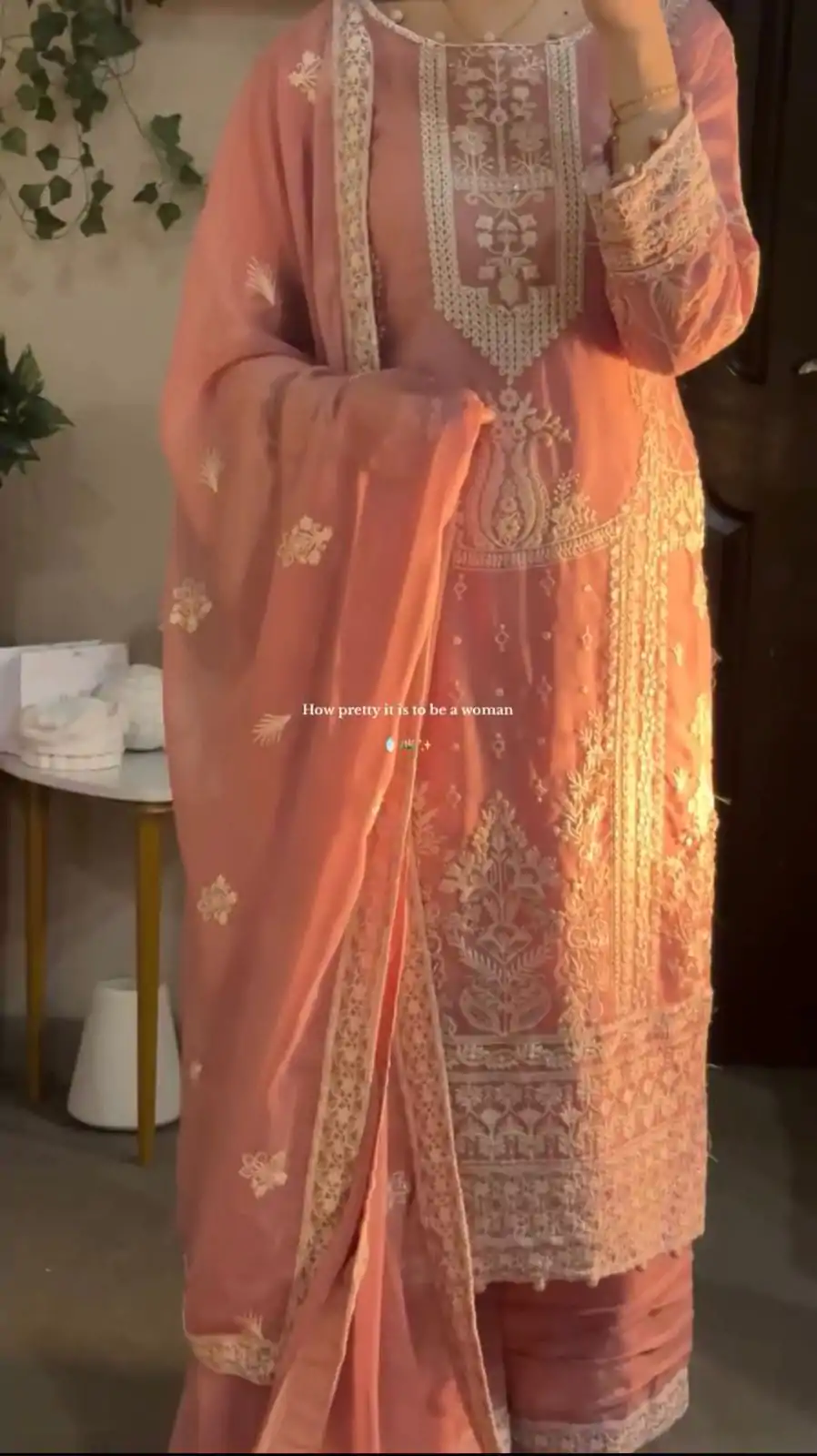 LG 2003 Peach Georgette Embroidery Work Salwar Suit in Wedding, Party, Festive, Events, . Exclusive Offer ₹2099. Delivery 4-6 Working Days. Shop now. | Casual Suits, Jump Suits, Tops & Bottoms, Track Suits, Trendy Wear, Creative suits, Designer Suits, Palazzo Suits, Party Wear Suits, Patiala Suits, Salwar suit, Straight Suits