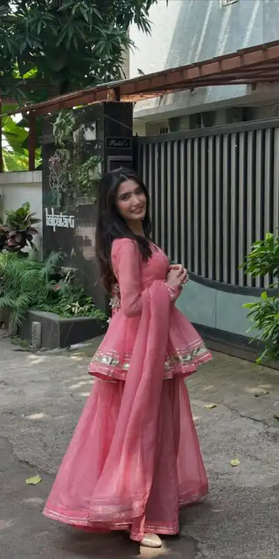 ZSR 3135 Peach Tabby Organza Salwar Suit Perfect for Wedding, Party, Temple Visit, Karwa Chauth, Festival Celebrations – . Get it for ₹1849. Delivery | Casual Suits, Jump Suits, Creative suits, Designer Suits, Palazzo Suits, Party Wear Suits, Patiala Suits, Salwar suit, Straight Suits