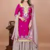 SRK 5260 Pink Faux Georgette With 5mm Embroidery Sequence Work Perfect for Wedding, Party, Karwa Chauth, Ethnic Day, Baisakhi Beast Price At 2149/- Only | Casual Suits, Jump Suits, Creative suits, Designer Suits, Palazzo Suits, Party Wear Suits, Patiala Suits, Salwar suit, Straight Suits
