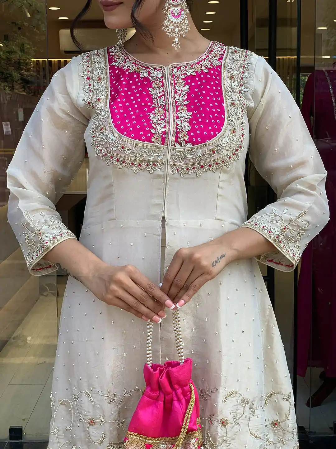 SRK 5277 Pink Mal Cotton With Embroidery Work & Bead Work Salwar Suit . Affordable Price ₹1799. Delivery 4-6 Working Days. Shop now. | Casual Suits, Jump Suits, Creative suits, Designer Suits, Palazzo Suits, Party Wear Suits, Patiala Suits, Salwar suit, Straight Suits