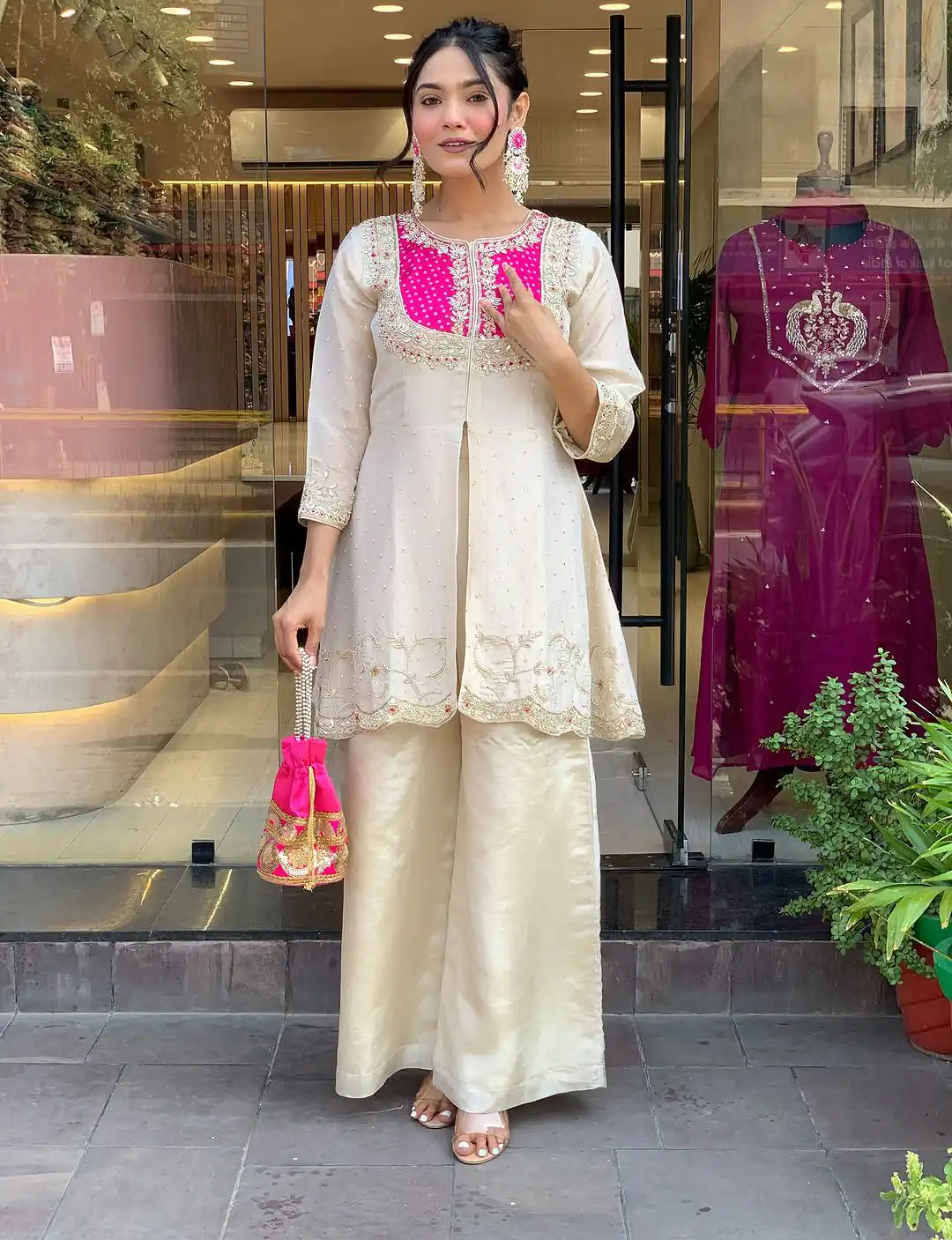 SRK 5277 Pink Mal Cotton With Embroidery Work & Bead Work Salwar Suit . Affordable Price ₹1799. Delivery 4-6 Working Days. Shop now. | Casual Suits, Jump Suits, Creative suits, Designer Suits, Palazzo Suits, Party Wear Suits, Patiala Suits, Salwar suit, Straight Suits